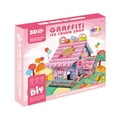 thumbnail image 6 of Hot Sale！Cardboard Coloring Gingerbread House for Kids,Foldable Coloring Gingerbread Cardboard House Christmas,Kids Crafts for Indoor Fun,Graffiti Christmas Mini Village Set,Cardboard Fort, 6 of 6