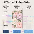 thumbnail image 4 of 8 Pack Art Acoustic Panels Soft Pastel Peony Floral Seamless Vintage Romantic Style Self Adhesive Absorbing Dampening Panels Self Adhesive for Nursery Game Room Bedroom 48"x32", 4 of 7