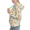 thumbnail image 2 of Honeii Bee and Flowers Pattern Womens Oversized Hoodies Long Sleeve Sweatshirts Pullover Fall Outfits with Pocket-XX-Large, 2 of 7