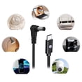 thumbnail image 2 of PVC USB C to DC5521 Adapter Cable for Long Time in Office Study and Travel to Damage, 2 of 8