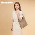 thumbnail image 6 of Montana West Slouchy Hobo Bags for Women Soft Designer Shoulder Purses Ladies Top Handle Handbag, Tan, 6 of 6