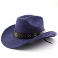 thumbnail image 1 of Western Frontier Headwear for Outdoor Adventures Curved Brim Cowboy Hat Travel Riding Country Style Craftsmanship, 1 of 3