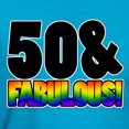 thumbnail image 3 of CafePress - Fabulous Gay 50Th Birthday Men's Fitted T Shirt (D - Men's Fitted T-Shirt, 3 of 4