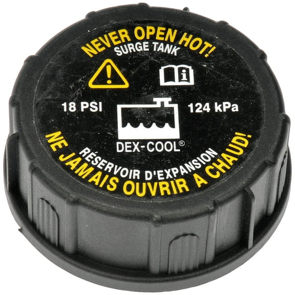 Dorman 54216 Engine Coolant Reservoir Cap for Specific Buick / Cadillac / Chevrolet Models, Black Fits select: 2006 CADILLAC COMMERCIAL CHASSIS, 2007 CADILLAC DTS