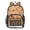 Popcorn Pattern, variant on PVC Transparent Backpacks Clear Backpack for Travel and Outings Popcorn Pattern