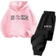 thumbnail image 4 of Conjunto de sudadera con capucha de punto para niños y niñas, sudaderas casuales de manga larga, tops, mono informal para niños de 2 a 13 años, 4 of 5