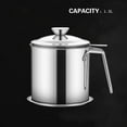 thumbnail image 5 of 304 Stainless Steel Oil Dispenser with Built-in Filter & Drip Tray, Leak-Proof Wide Mouth Oil Container for Cooking & Olive Oil, Multi-Size Easy Clean Reusable Oil Storage Jug, 5 of 5