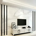 thumbnail image 4 of 20pcs Simple Lines Acrylic 3D Wall Stickers DIY Background Mirror Strips Ceiling Waist Line Living Dining Room Art Home Decor, 4 of 10