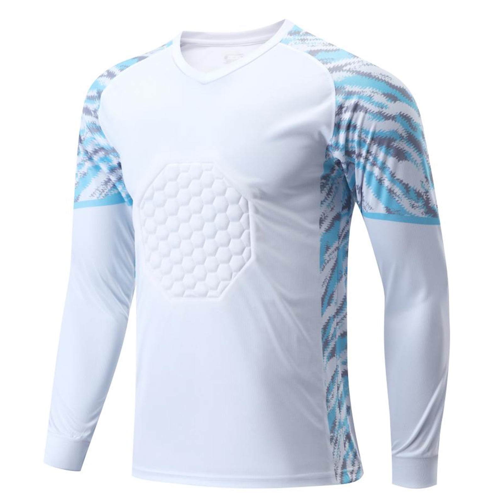  Boy's Goalkeeper Soccer Jersey, Padded Goalie Shirt with Sponge  Protector Neon (YS) : Clothing, Shoes & Jewelry