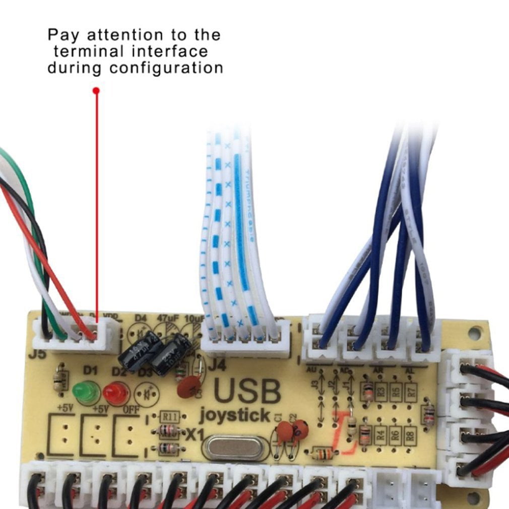 Arcade Joystick DIY Kit Zero Delay USB Controller Joystick With Push