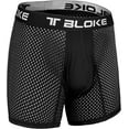 thumbnail image 4 of T Bloke Boxer Shorts L Size, Pack of 3 Black Mesh Boys Briefs, 4 of 5