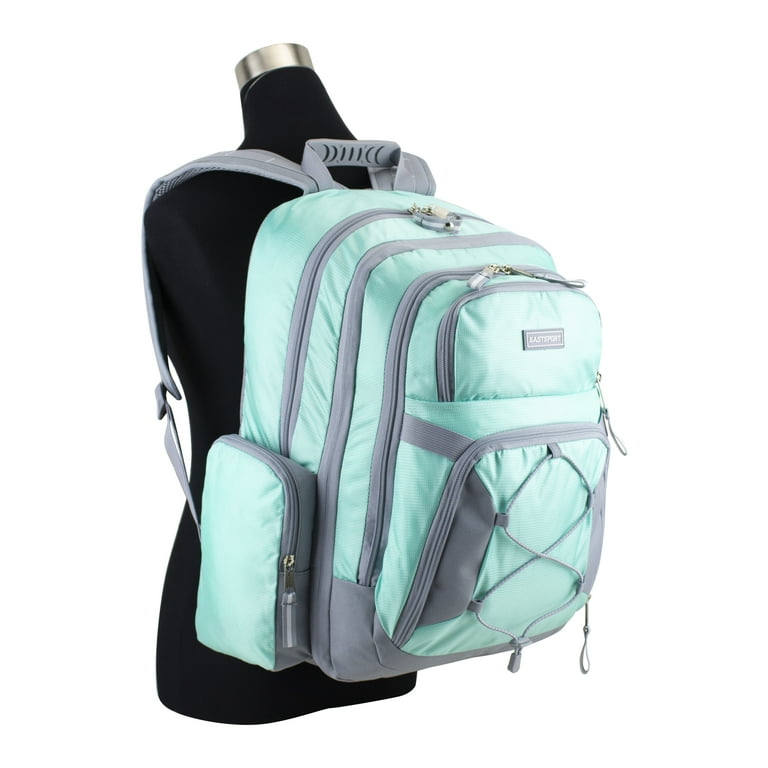 Eastsport Bungee Expandable Unisex Recycled Backpack Carnival Mint -  Walmart.com
