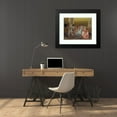 thumbnail image 4 of Vittorio Reggianini 24x20 Black Modern Framed Museum Art Print Titled - A Captive Audience, 4 of 5