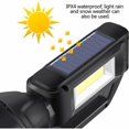 thumbnail image 3 of Linterna con luz lateral, carga solar, IPX4 resistente al agua, adecuada para luces de emergencia familiares, luces para acampar al aire libre, luces de trabajo [Clase de eficiencia, 3 of 5