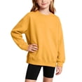 thumbnail image 2 of Auroural Girls Clothes 10-12 Girls Sweatshirts 10/12 Kids Boys Girls Sweatshirt Fashion Cute Solid Color Long Sleeved Casual Sports Hoodie Pullover Top Boys Sweatshirt And Girls Clothes, 2 of 9