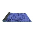 thumbnail image 2 of Ahgly Company Indoor Square Abstract Blue Modern Area Rugs, 8' Square, 2 of 4