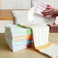 thumbnail image 2 of Durable Washable Dish Cloths 4Pack Soft Absorbent Kitchen Cleaning Towels, 2 of 12