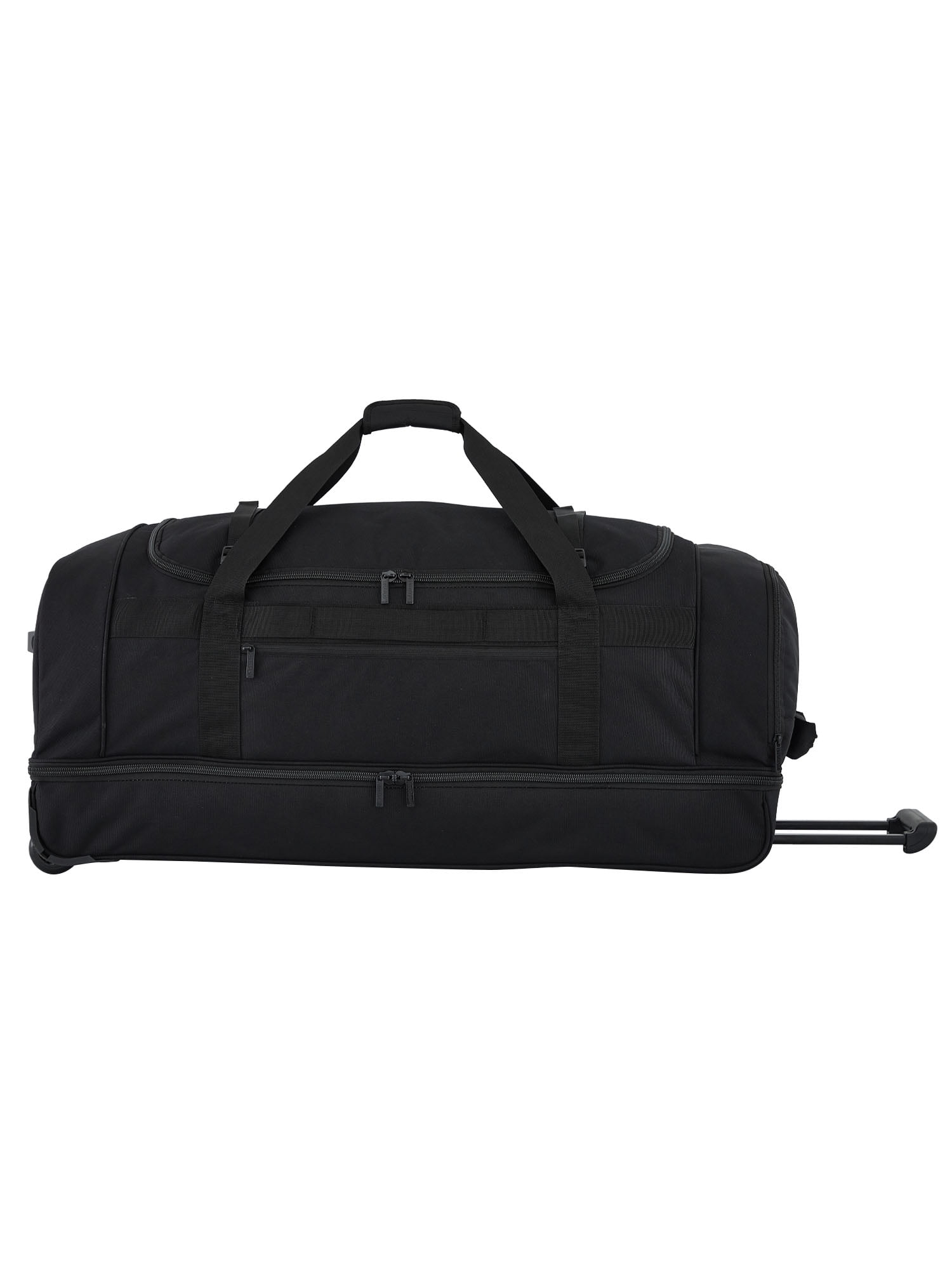 Protege Everyday Journey Jumbo 36-inch Rolling Drop-Bottom Travel Duffel, Black