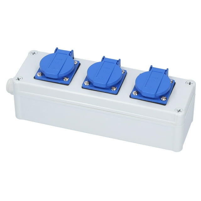 Filfeel Outdoor Socket Box Outdoor Waterproof Socket Box With Switch Wall Power Rainproof Dustproof Protection Electrical Outlets