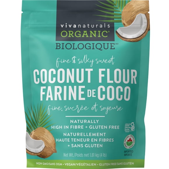 Viva Naturals Organic Coconut Flour, 4 lb (1.81 kg)