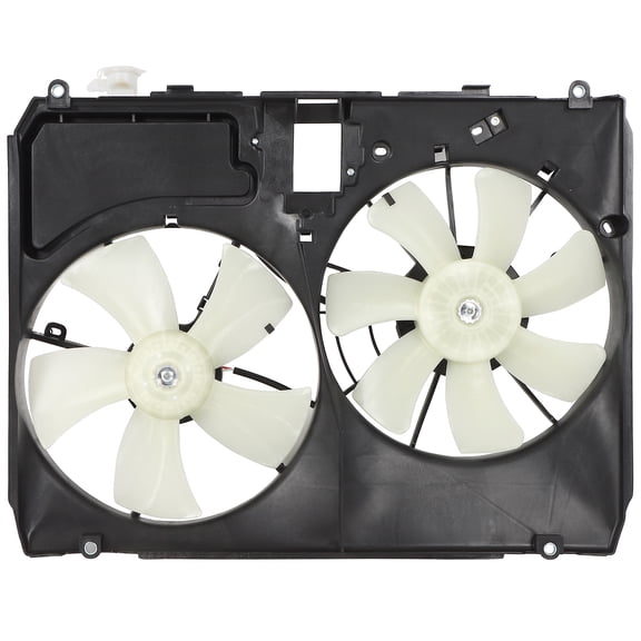 SCITOO Dual Engine Condenser Radiator Cooling Fan Assembly Compatible with 2004-2005 for Toyota for Sienna 3.3L ; Replace 620960