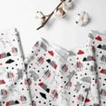 thumbnail image 3 of Bacati - Single Light Filtering Curtain Panel Lumberjack Woodlands Red/Black/Grey, 3 of 5
