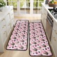 thumbnail image 4 of Kitchen Rugs Sets Of 2,French Bulldog Cute Bone Paw Print Anti Fatigue Kitchen Mat Rugs Non Slip Washable,Decorative Kitchen Floor Mats for Kitchen,Sink,Laundry,17"x47"+17"x47", 4 of 5