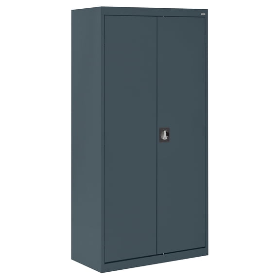 Sandusky Elite Series Steel Freestanding Garage Storage Cabinet with Adjustable Shelves in Charcoal, 36 in. W x 72 in. H x 24 in. D