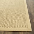 thumbnail image 4 of SAFAVIEH Natural Fiber Juniper Solid Area Rug, Maize/Wheat, 9' x 9' Square, 4 of 8
