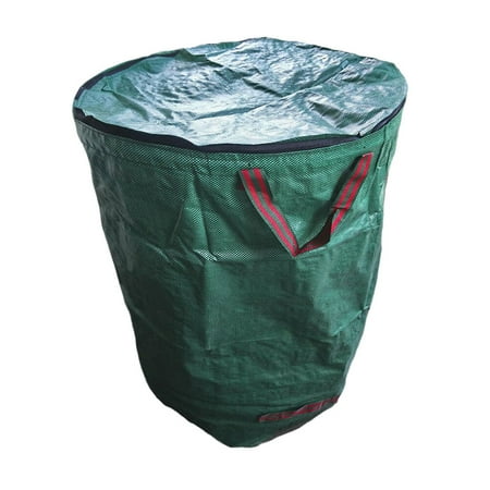 

NUOLUX Garden Leaf Collection Bucket Portable and Light Trash Bags with Cover