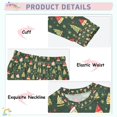 thumbnail image 3 of FORMRS Long Sleeve Top and Pants Pajama Set for Niños 2-Piece Sleepwear, Sizes 18M-8Y, Christmas Tree, 3 of 6