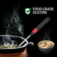 thumbnail image 4 of 15 Inch Length Silicone Slotted Spoon Restaurant Kitchen Scoop Skimmer Utensil Cooking Supplies, 4 of 7