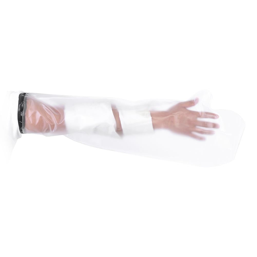Tebru Fracture Arm Cover, Waterproof Sealed Protector For Adult, Waterproof Adult Sealed Cast Bandage Protector Wound Fracture Hand Arm Cover Long Arm