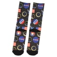 thumbnail image 2 of Buzz Aldrin's Adult NASA Apollo Space Shuttle 1958 Logo 1 Pair Crew Socks Pack, 2 of 5