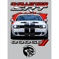 thumbnail image 2 of Dodge SRT Challenger Sport-Grey Medium T-Shirt, 2 of 3