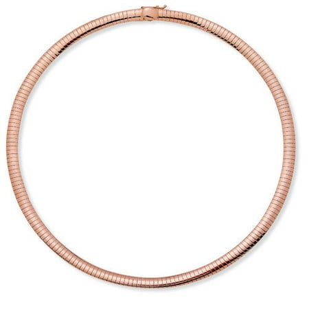 Palm Beach Jewelry Brass Omega-Link Necklace