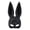 Black, variant on Shiny Rhinestone Bunny Mask,Half Face Glitter Rabbit Mak,Sexy Women Rabbit Masks for Halloween Christmas Carnival