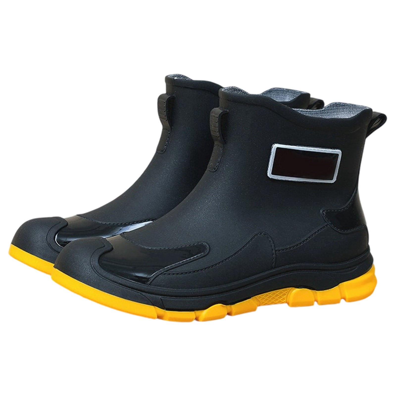 Sunbona Fashionable Women's Rain Shoes Summer Short Ankle Boots Casual Footwear For Everyday Use Rain Boots Collar Gardening Boots Ultra Lightweight Portable Garden Shoes