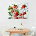 thumbnail image 3 of Nawypu Fruits Canvas Wall Art Strawberry Water Splash Picture Prints Modern Restaurant Kitchen Artwork Framed Ready to Hang Strawberry, 3 of 5