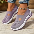 thumbnail image 3 of Orthopedic Walking Shoes for Women,2026 New Orthowalkway Womens Shoes,Woven Orthopedic Breathable Walking Sneaker Non-Slip Arch Support Slip on Shoes, 3 of 10