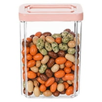 100Fens Food Storage Container With Lids,Tall Airtight Food Storage Jar,Bpa Free Plastic Food Storage Container Kitchen Pantry Containers For Cereal,Flour And Sugar