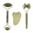 thumbnail image 1 of Set de ador de Jade Natural Sunnimix 3 Piezas Rodillo de Único y Doble Cabezal, 1 of 8
