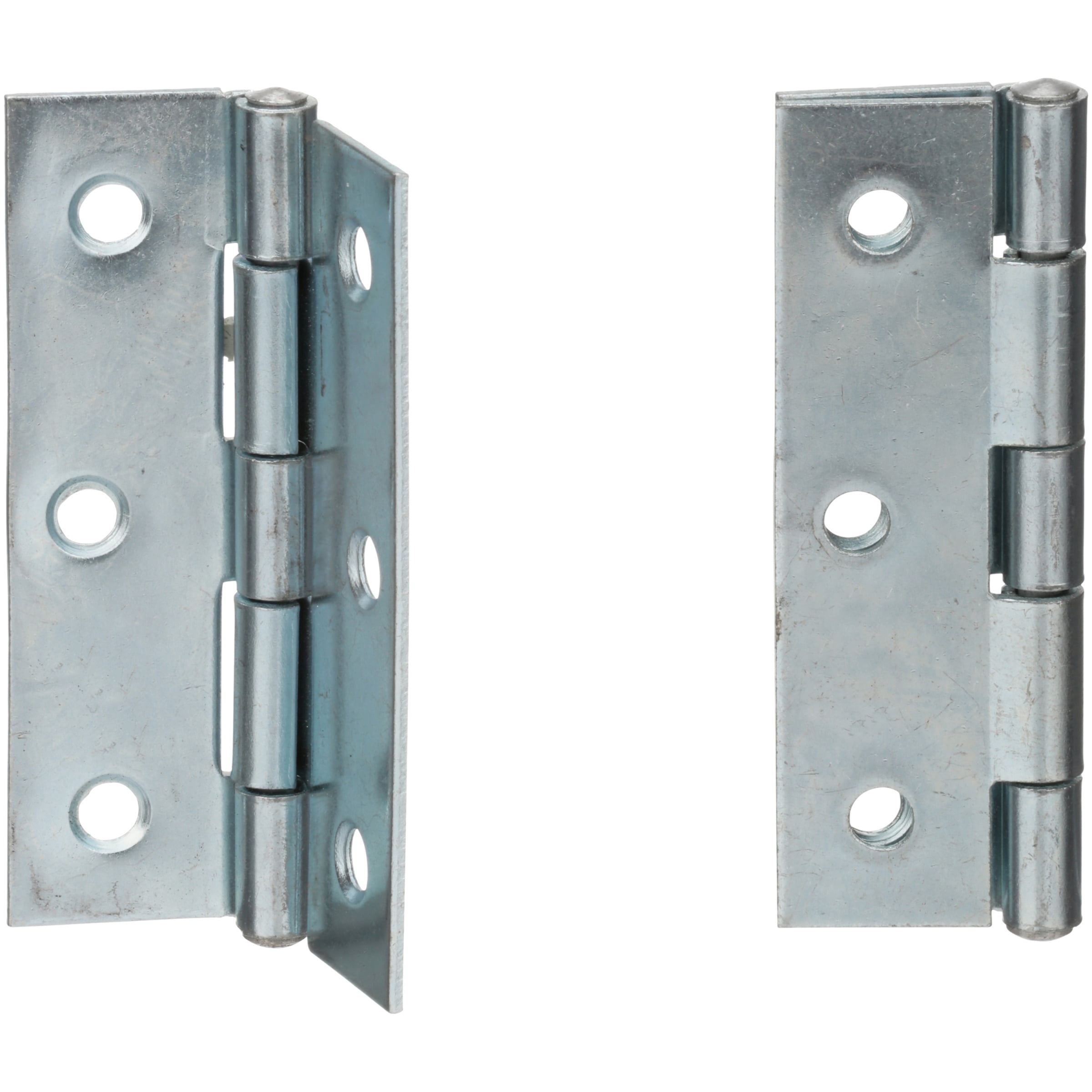 Bulldog Hardware 3 in. Utility Hinge, Zinc Plated, 2 Pack