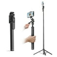 thumbnail image 2 of Tripod Multifunction Selfie Stick Portable Gimbal Stabilizer With Aluminum Alloy Telescoping Rod 360Rotatable Ball Head With Anti Shake Handle Phone Clip Tripod Base Remote, 2 of 7