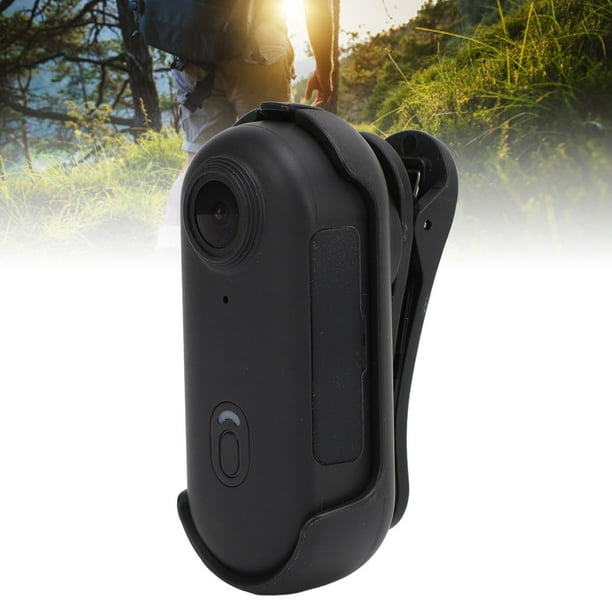 Cámara Deportiva Pequeña 1080p 30FPS, CámaRa Para Casco de Bolsillo Con Cuello para Mascotas y CámaRa Ácido