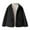 Black, variant on Winter Fashion Coats For Women Warm Quilted Floral Soild Puffer Long Sleeve Black Parkas coat With Pockets (XL)