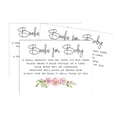 thumbnail image 1 of Inkdotpot 30 Books For Baby Shower Request Cards Bring A Book Instead Of A Card Raccoon Jungle Animals Gender Neutral Baby Shower Invitations Inserts Games, 1 of 6