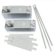 Aspect Peel and Stick Frost Matted Glass Backsplash Kit for Kitchen and Bathrooms (15 sq ft Kit)