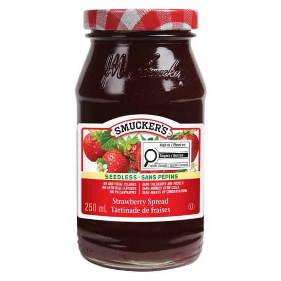 Smucker's Seedless Strawberry Spread 250ml