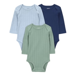 Carter's Child of Mine Baby Boy Bodysuits, 3-Pack